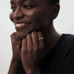 Bague Ajustable CHAIN -Unique Bijoux Magasin 02240445 157 MM M1