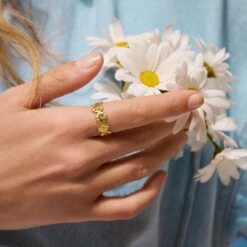 Bague Large BLOSSOM -Unique Bijoux Magasin 02280056 157 52 M2