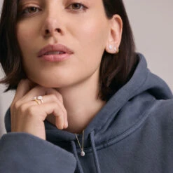 Boucles D'oreilles Puces CRYSTAL -Unique Bijoux Magasin 02321305 136 TU M2