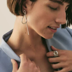 Boucles D'oreilles Pendantes MAUDE -Unique Bijoux Magasin 02350963 064 TU M3