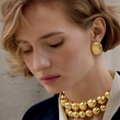 Boucles D'oreilles Pendantes PALAIS ROYAL -Unique Bijoux Magasin 02370353 157 TU M2