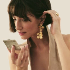 Boucles D'oreilles Pendantes BLOOM -Unique Bijoux Magasin 02380303 157 TU M3