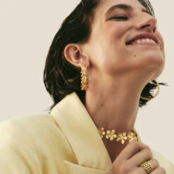 Créoles BLOOM -Unique Bijoux Magasin 02380555 157 TU M2