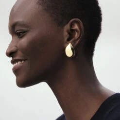 Boucles D'oreilles Pendantes DANAE -Unique Bijoux Magasin 02380589 157 TU M1