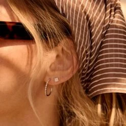 Boucles D'oreilles Puces BELOVED -Unique Bijoux Magasin 02390402 137 TU M2