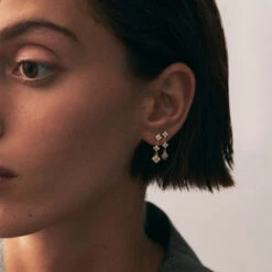 Boucles D'oreilles Pendantes BELOVED -Unique Bijoux Magasin 02390404 137 TU M3