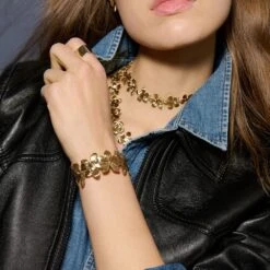 Manchette BLOOM -Unique Bijoux Magasin 02480097 157 TU M3