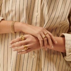 Bracelet Souple MINUIT -Unique Bijoux Magasin 02480256 157 TU M4