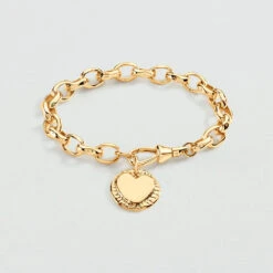 Bracelet Souple MAILLE MARTELÉE 8 Bracelet Souple MAILLE MARTELÉE -Unique Bijoux Magasin 02480321 157 TU 03