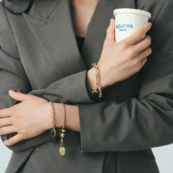 Bracelet Souple MAILLE MARTELÉE 10 Bracelet Souple MAILLE MARTELÉE -Unique Bijoux Magasin 02480321 157 TU M2