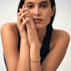 Bracelet Souple MAILLE PALMIER -Unique Bijoux Magasin 02480354 157 TU M1