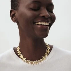 Collier Ras Du Cou BLOOM -Unique Bijoux Magasin 02680156 157 TU M1