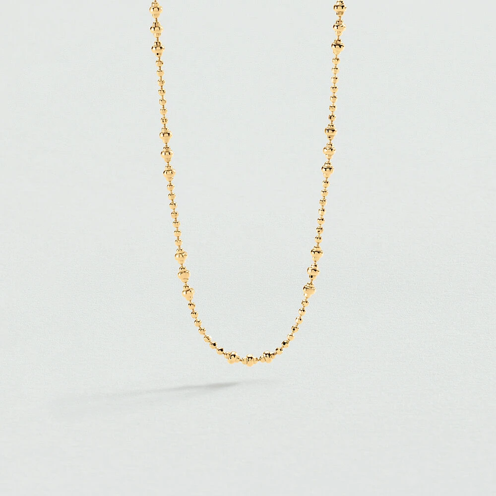 Collier Ras Du Cou CHAÎNE BOULE 1 Collier Ras Du Cou CHAÎNE BOULE