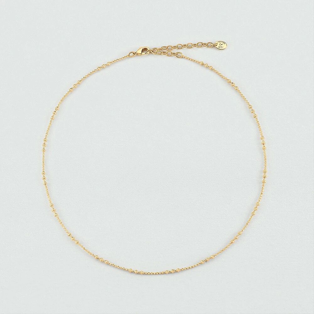 Collier Ras Du Cou CHAÎNE BOULE 2 Collier Ras Du Cou CHAÎNE BOULE – Image 2