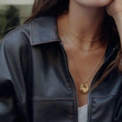 Sautoir CHAÎNE BOULE -Unique Bijoux Magasin 02680233 157 TU M3