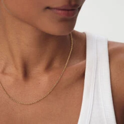 Collier Mi-long CHAÎNE JASERON 8 Collier Mi-long CHAÎNE JASERON -Unique Bijoux Magasin 02680235 157 TU M1