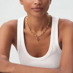 Collier Ras Du Cou MAILLE MARTELÉE 16 Collier Ras Du Cou MAILLE MARTELÉE -Unique Bijoux Magasin 02680237 157 TU M3