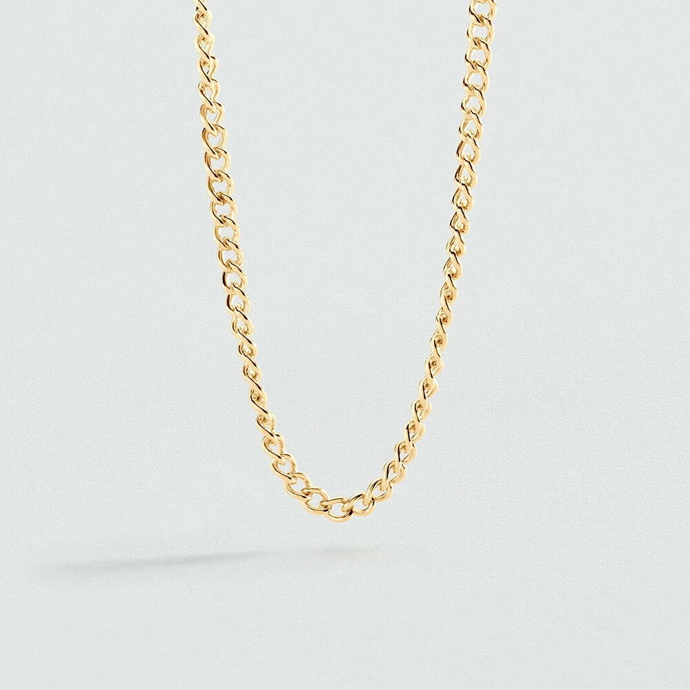 Collier Mi-long CHAÎNE GOURMETTE 2 Collier Mi-long CHAÎNE GOURMETTE – Image 2