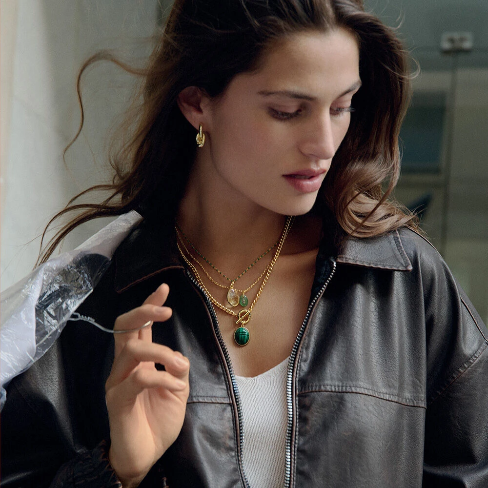 Collier Mi-long CHAÎNE GOURMETTE 6 Collier Mi-long CHAÎNE GOURMETTE – Image 6