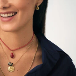 Collier Ras Du Cou CORDON -Unique Bijoux Magasin 02680418 356 TU M2