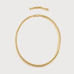 Collier Ras Du Cou MAILLE PALMIER -Unique Bijoux Magasin 02680419 157 TU 04