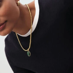 Collier Ras Du Cou MAILLE BIZANTINE -Unique Bijoux Magasin 02680420 157 TU M3