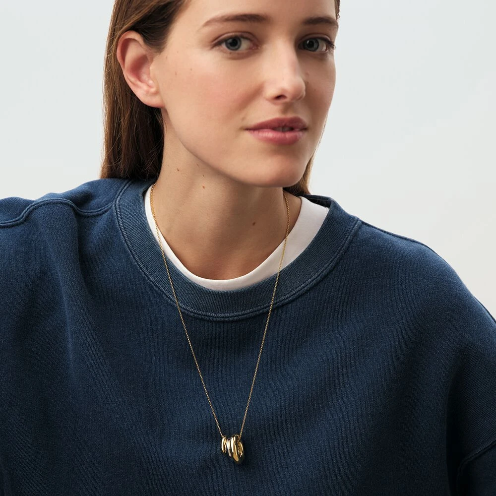 Collier Mi-long TRIJONC 4 Collier Mi-long TRIJONC – Image 4