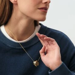 Collier Mi-long TRIJONC 10 Collier Mi-long TRIJONC -Unique Bijoux Magasin 02690217 113 TU M2