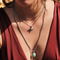 Pendentif SCARABÉ AMAZONITE -Unique Bijoux Magasin 02850055 650 TU M3