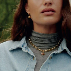 Pendentif CROIX ICONIQUE -Unique Bijoux Magasin 02880059 256 TU M4