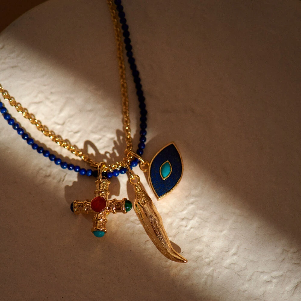 Pendentif ŒIL LAPIS LAZULI 7 Pendentif ŒIL LAPIS LAZULI – Image 7