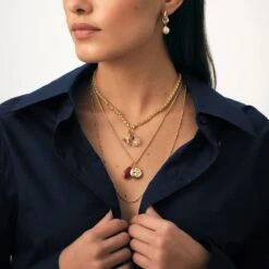 Pendentif MEDAILLON TRÈFLE -Unique Bijoux Magasin 02880066 157 TU M3