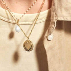 Pendentif MÉDAILLE CŒUR 17 Pendentif MÉDAILLE CŒUR -Unique Bijoux Magasin 02880068 157 TU M5